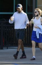 LILY-ROSE DEPP and Yassine Stein Out Shopping in Los Angeles 11/14/2021