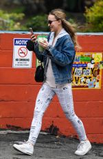 LILY-ROSE DEPP at Canyon Country Store on Laurel Canyon Blvd in Los Angeles 11/01/2021