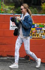 LILY-ROSE DEPP at Canyon Country Store on Laurel Canyon Blvd in Los Angeles 11/01/2021