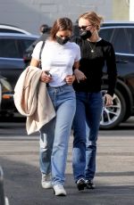 LILY-ROSE DEPP Out for Lunch with a Friend at Il Pastaio in Beverly Hills 11/06/2021