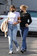 LILY-ROSE DEPP Out for Lunch with a Friend at Il Pastaio in Beverly Hills 11/06/2021
