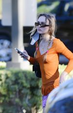 LILY-ROSE DEPP Out to Dinner in Los Angeles 11/28/2021