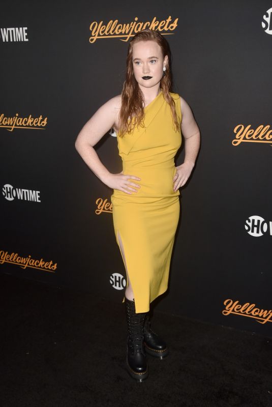 LIV HEWSON at Yellowjackets Premiere in Los Angeles 11/10/2021