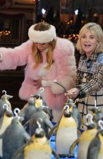 LIZZIE CUNDY and ANTHEA TURNER at Winter Wonderland in Hyde Park 11/18/2021