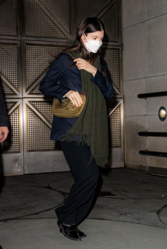 LORDE Leaves Dior Gala at Guggenheim Museum in New York 11/17/2021