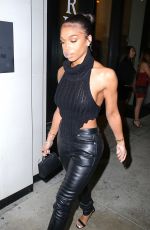 LORI HARVEY at Catch LA in Los Angeles 11/14/2021