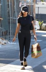 LORI HARVEY at Kreation Organic Juicery in Los Angeles 11/15/22021