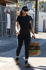 LORI HARVEY at Kreation Organic Juicery in Los Angeles 11/15/22021