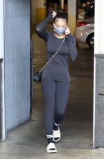 LORI HARVEY Out Shopping in Los Angeles 11/02/2021
