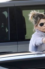 LORI LOUGHLIN at a Gas Station in Los Angeles 11/19/2021