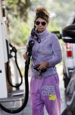 LORI LOUGHLIN at a Gas Station in Los Angeles 11/19/2021