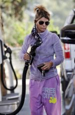 LORI LOUGHLIN at a Gas Station in Los Angeles 11/19/2021