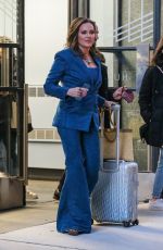 LUANN DE LESSEPS Leaves Her Hotel in New York 11/16/2021