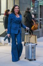 LUANN DE LESSEPS Leaves Her Hotel in New York 11/16/2021