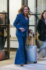 LUANN DE LESSEPS Leaves Her Hotel in New York 11/16/2021