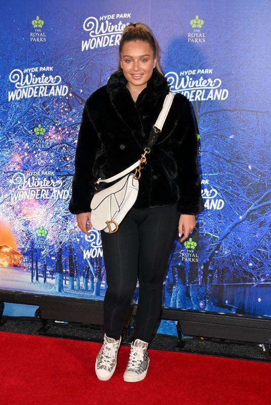 LUCINDA STAFFORD at Hyde Park Winter Wonderland VIP Launch in London 11/18/2021