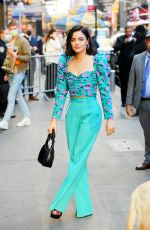 LUCY HALE Arrives at Good Morning America in New York 11/09/2021