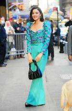 LUCY HALE Arrives at Good Morning America in New York 11/09/2021