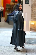 LUCY HALE Arrives at Live with Kelly and Ryan in New York 11/10/2021
