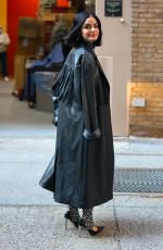 LUCY HALE Arrives at Live with Kelly and Ryan in New York 11/10/2021