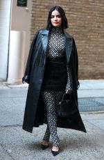 LUCY HALE Arrives at Live with Kelly and Ryan in New York 11/10/2021