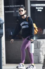 LUCY HALE Arrives at Pilates Class in West Hollywood 11/19/2021