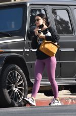 LUCY HALE Arrives at Pilates Class in West Hollywood 11/19/2021