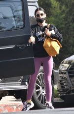 LUCY HALE Arrives at Pilates Class in West Hollywood 11/19/2021