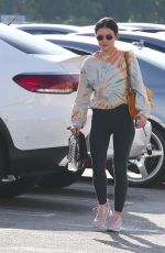 LUCY HALE at a Nail Salon in Studio City 11/16/2021