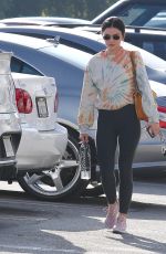 LUCY HALE at a Nail Salon in Studio City 11/16/2021