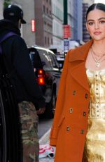 LUCY HALE Out and About in New York 11/10/2021