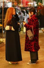 LUCYA HALE and MADELAINE PETSCH Out for Dinner at ABC Kitchen in New York 11/11/2001