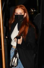 LUCYA HALE and MADELAINE PETSCH Out for Dinner at ABC Kitchen in New York 11/11/2001