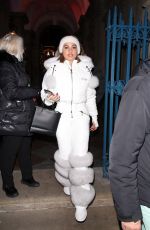 MABEL Leaves Opening Party of Skate at Somerset House in London 11/16/22021