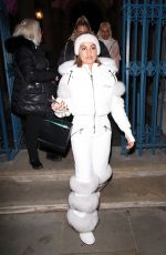 MABEL Leaves Opening Party of Skate at Somerset House in London 11/16/22021