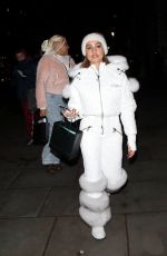 MABEL Leaves Opening Party of Skate at Somerset House in London 11/16/22021
