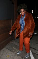 MACY GRAY Out for Dinner at Craig