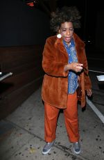 MACY GRAY Out for Dinner at Craig