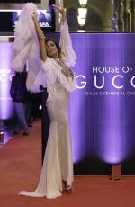 MADALINA GHENEA Arrives at House of Gucci Premiere in Milan 11/14/2021