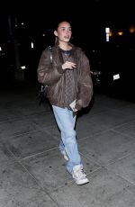 MADISON BEER Out for Dinner at Matsuhisa in Beverly Hills 11/29/2021