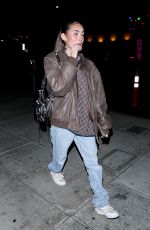 MADISON BEER Out for Dinner at Matsuhisa in Beverly Hills 11/29/2021