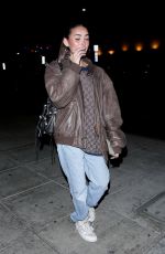 MADISON BEER Out for Dinner at Matsuhisa in Beverly Hills 11/29/2021