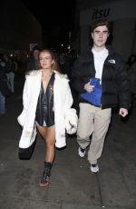 MAISIE SMITH Leaves Cinderella Gala Performance to Support The Malala Fund in London 11/22/2021