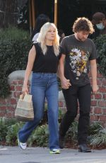 MALIN AKERMAN and Jack Donnelly Out in Los Feliz 11/24/2021