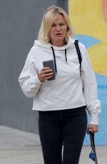 MALIN AKERMAN Out with Her Dog in Los Feliz 11/01/2021