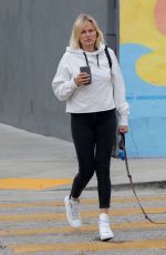 MALIN AKERMAN Out with Her Dog in Los Feliz 11/01/2021