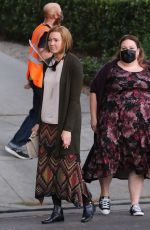 MANDY MOORE on the Set of This is Us in Los Angeles 10/29/2021