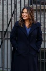 MARISKA HARGITAY on the Set of Law and Order: Special Victims Unit In New York 11/01/2021