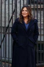 MARISKA HARGITAY on the Set of Law and Order: Special Victims Unit In New York 11/01/2021