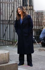 MARISKA HARGITAY on the Set of Law and Order: Special Victims Unit In New York 11/01/2021